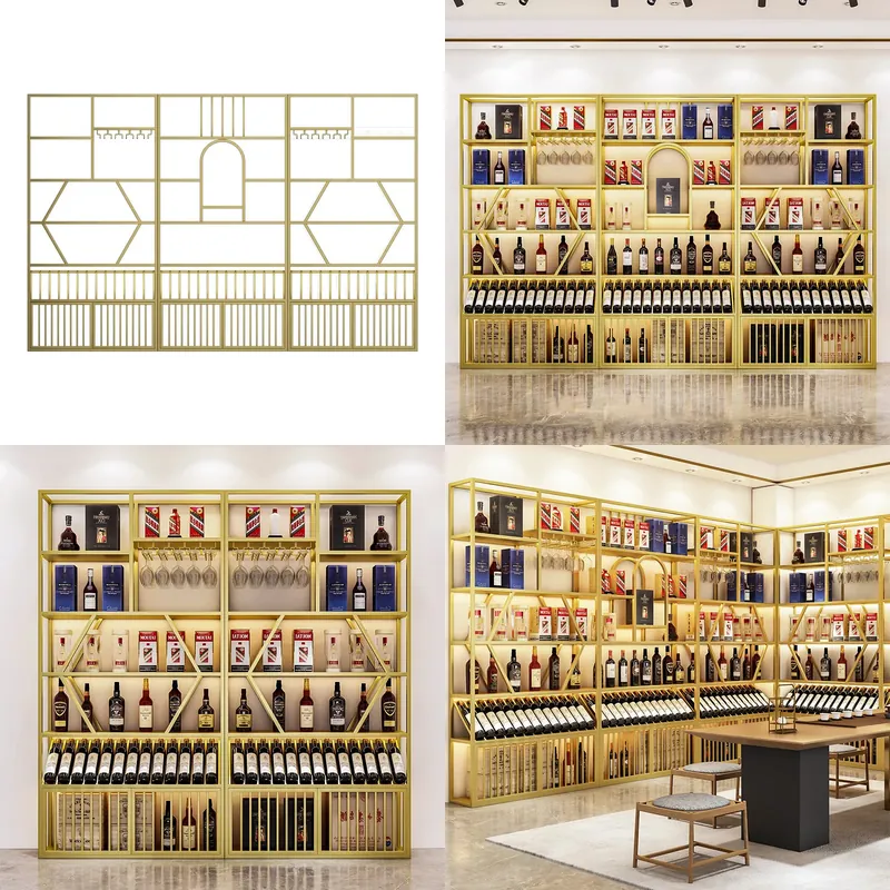 Modern Wrought Iron Floor to C - Wine & Beer Guayaquil ulasan dan harga